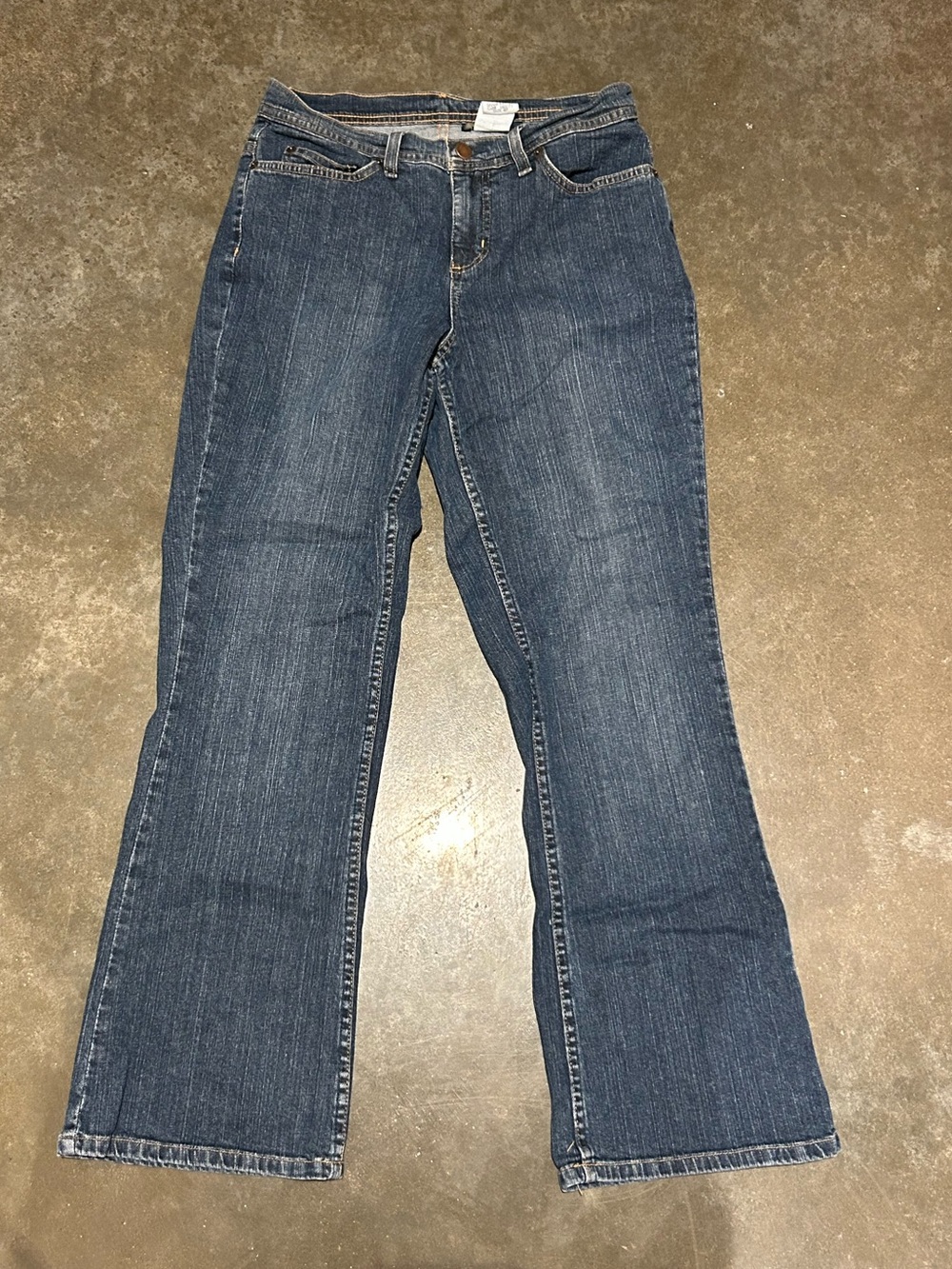 Denim&Co Blue Flare Jeans - Women 4P